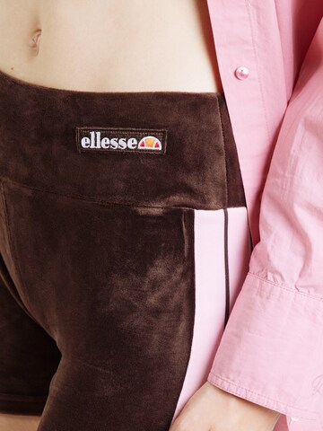 ELLESSE Skinny Nohavice 'Abbeh' - Hnedá