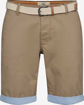 Regular Pantalon chino 'Myles' Redefined Rebel en beige : devant