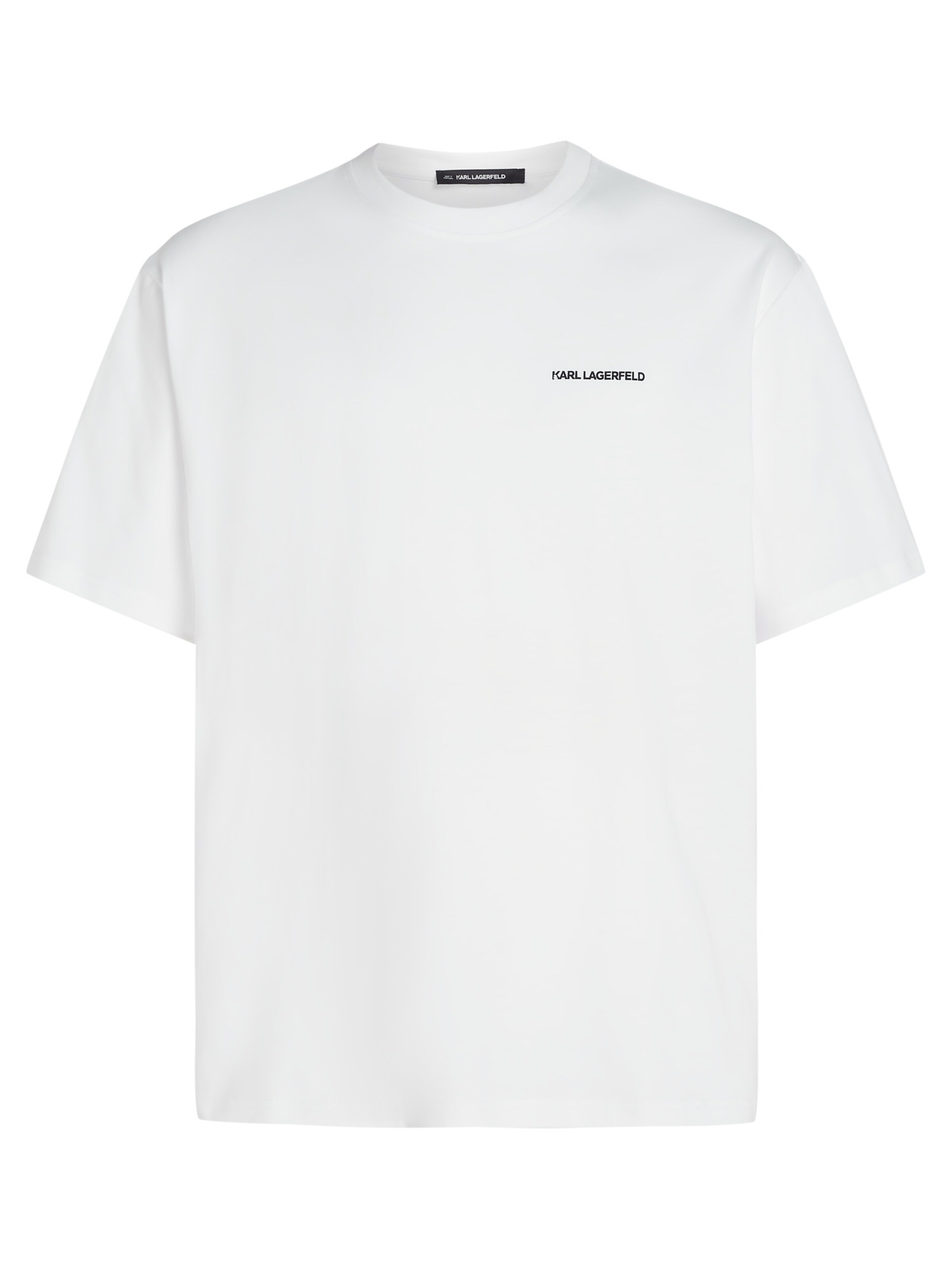 Karl Lagerfeld Футболка 'Rue St-Guillaume' в Черный / Белый, Обзор товара