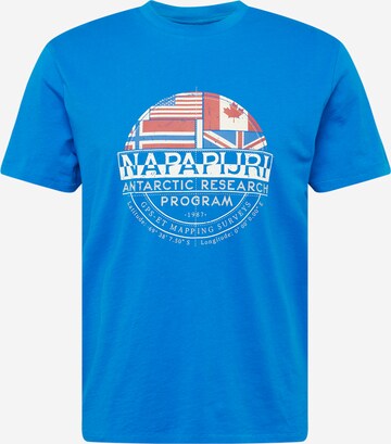 NAPAPIJRI Shirt 'TURIN 1' in Blauw: voorkant