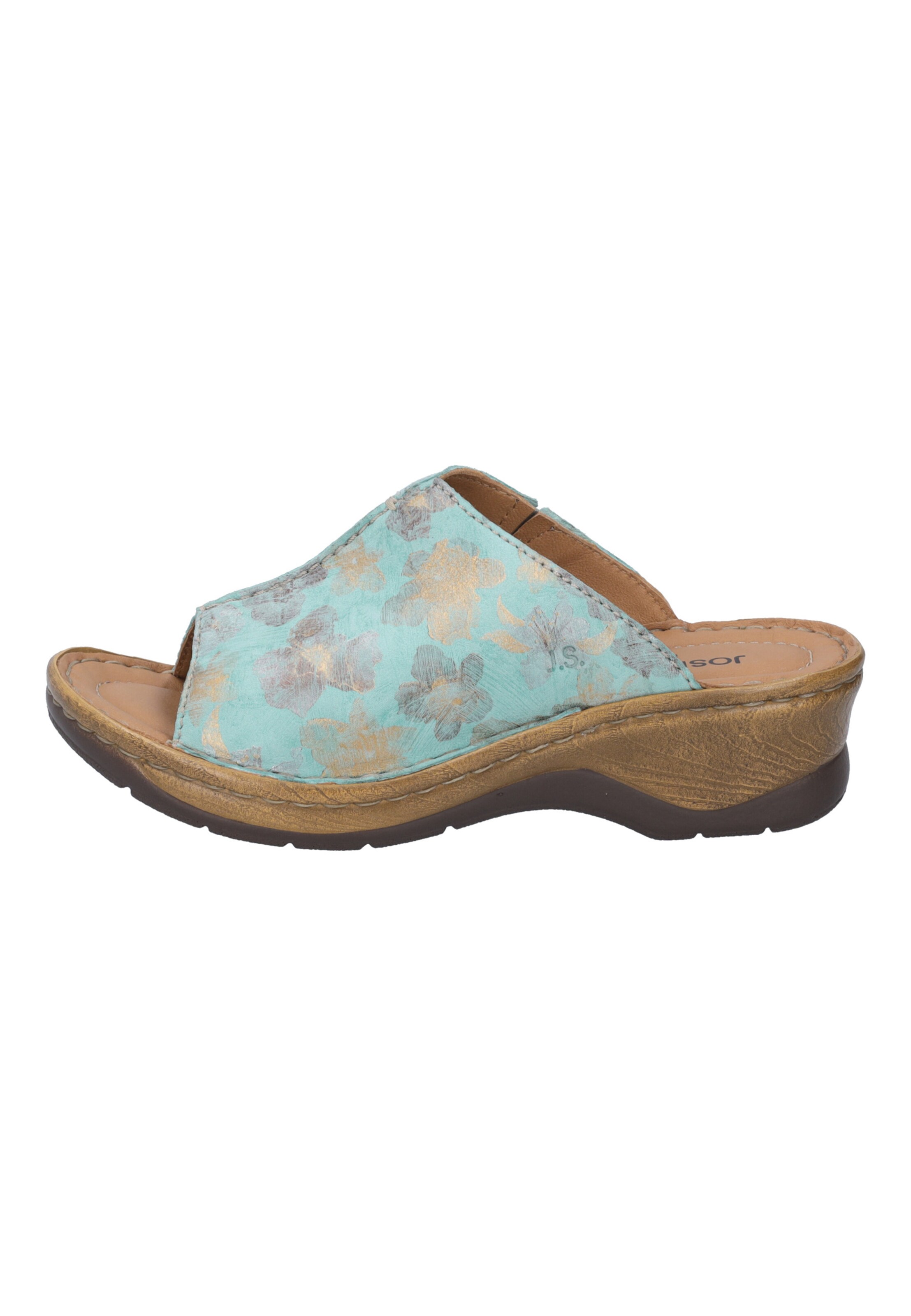 JOSEF SEIBEL Clogs 'Catalonia 58' in Blau: Vorderseite