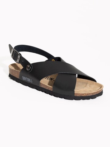 Bayton Sandals 'Tweed' in Black