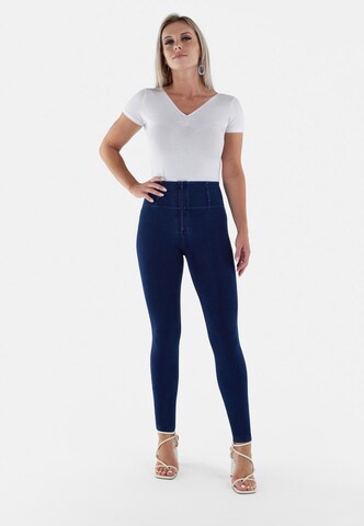 Freddy Skinny Jeans in Blue: front