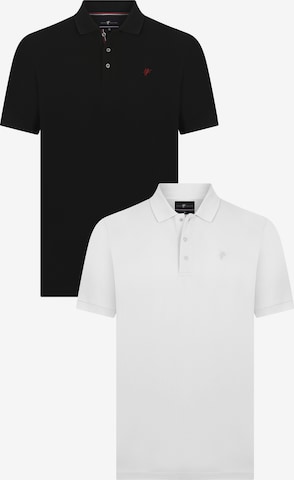 DENIM CULTURE - Camisa 'TAO' em preto: frente