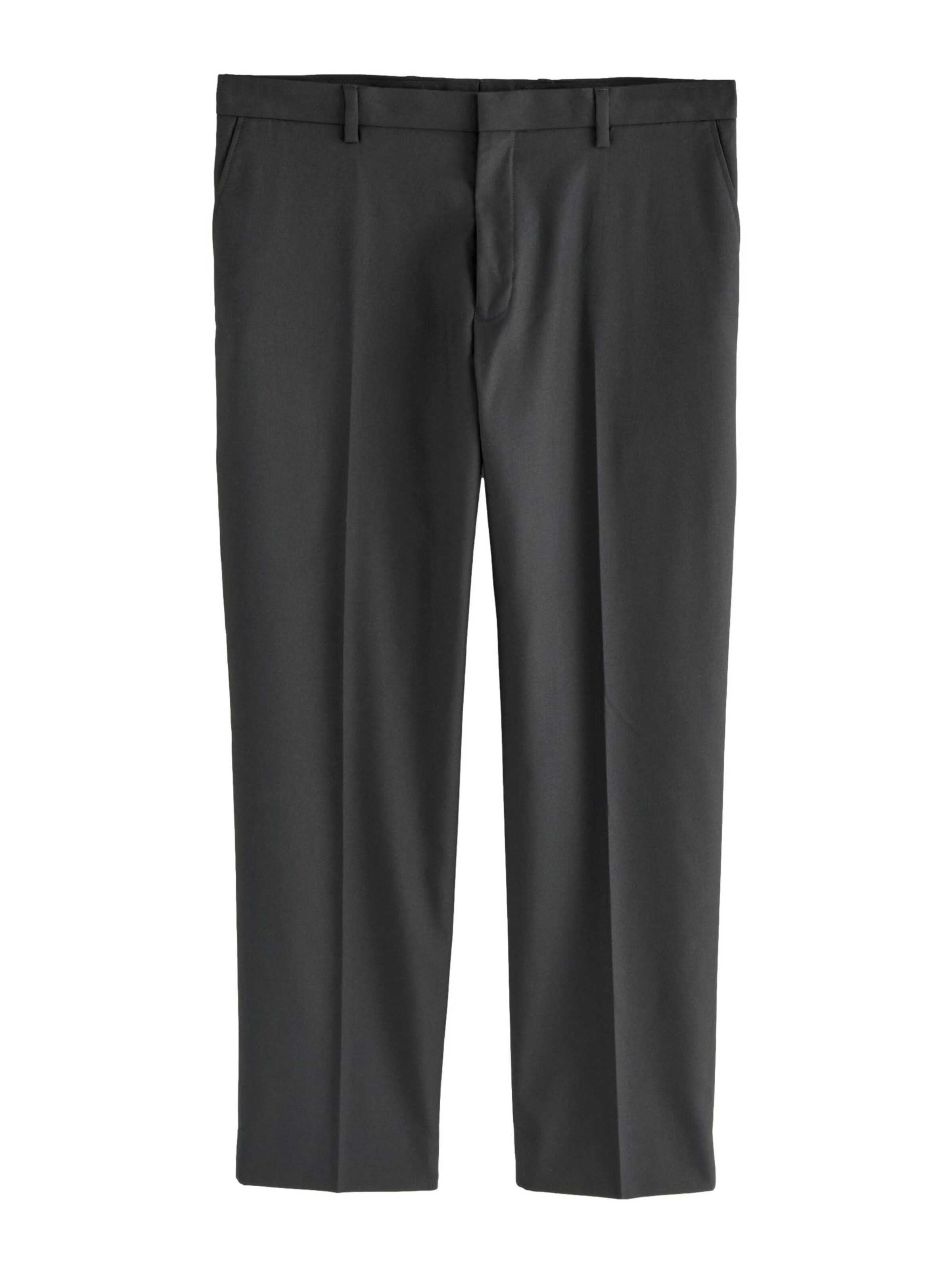 Next Regular Trousers with creases in Black: front