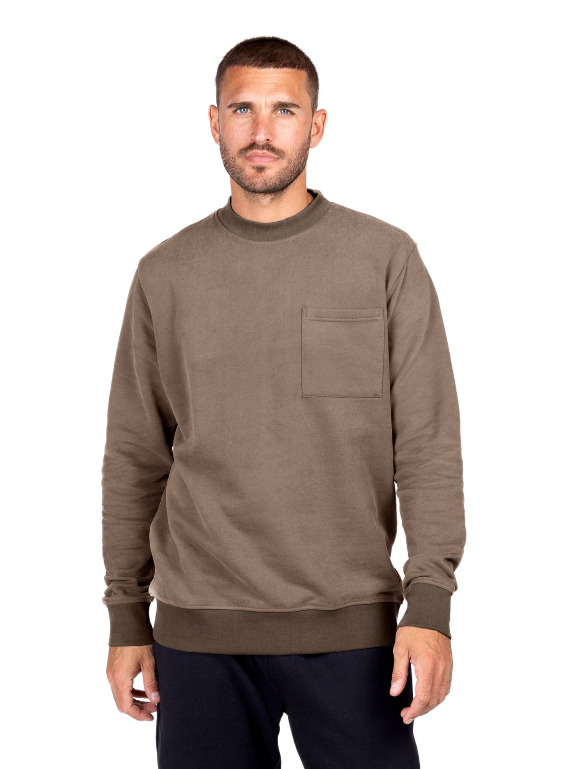 Key Largo Sweatshirt 'KLPENALTY' in Bruin: voorkant