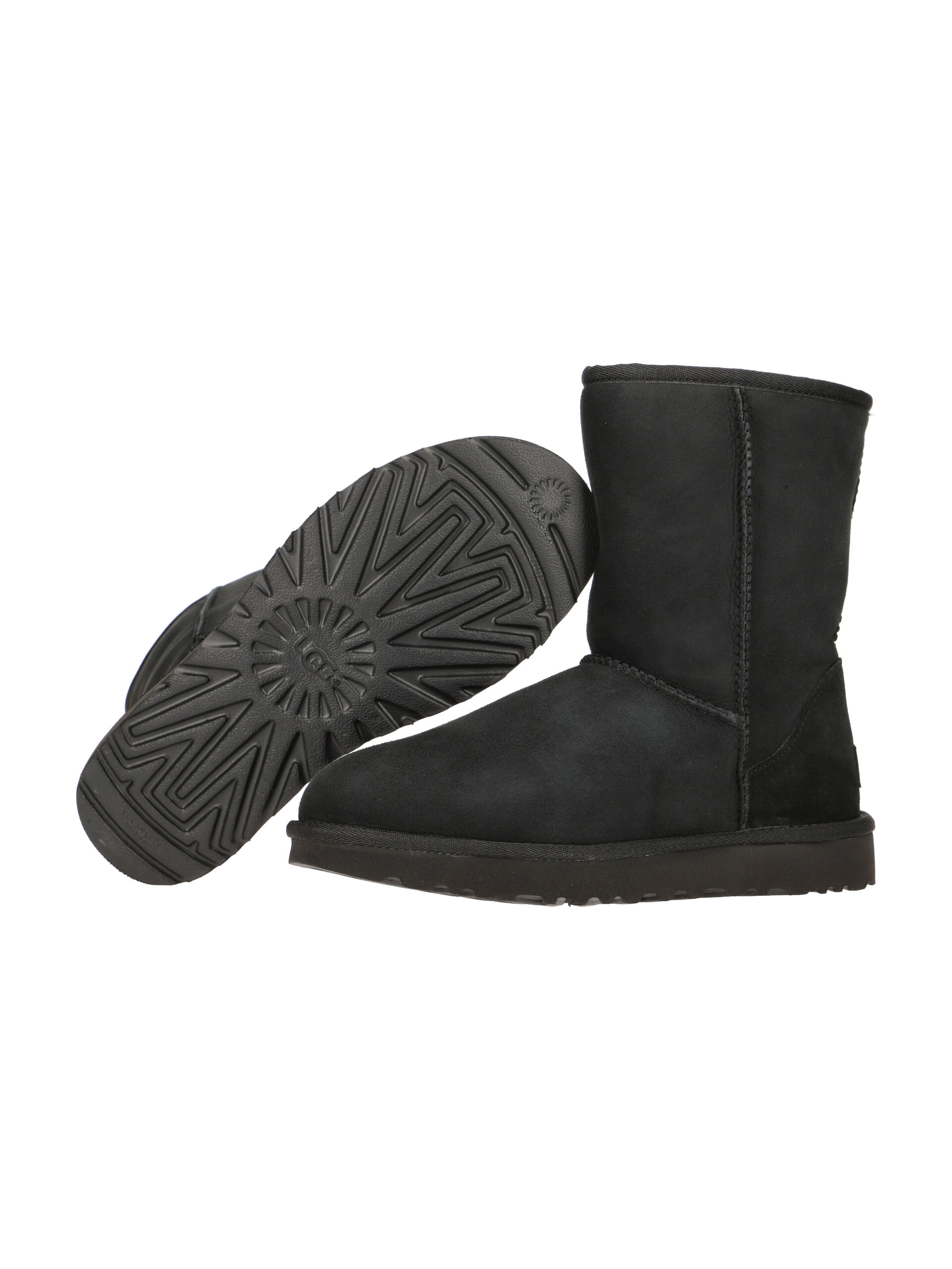 UGG Boots 'UGG Classic Short II Stiefel schwarz' in Schwarz