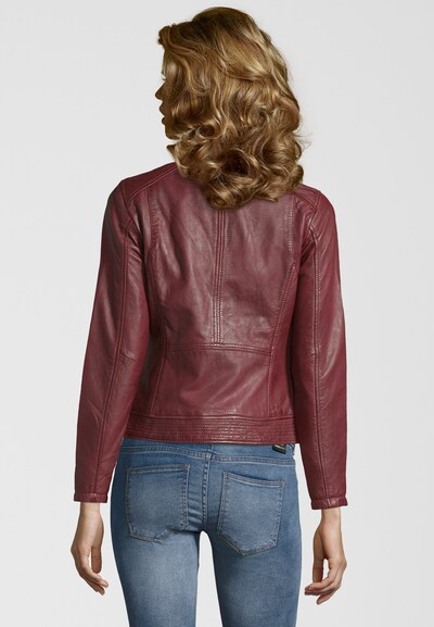 Kriss Lederjacke Victoria In Rot Bordeaux About You