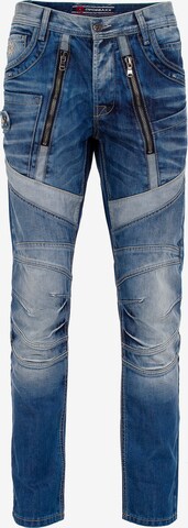 CIPO & BAXX Regular Jeans in Blauw: voorkant