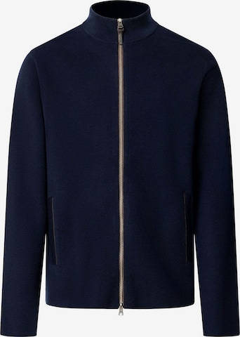 Hackett London Gebreid vest 'MILANO' in Blauw: voorkant