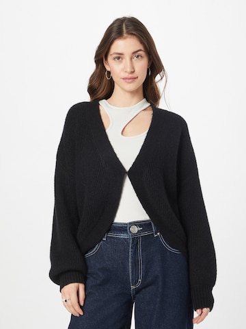 Cardigan 'Kinley' Won Hundred en noir : devant