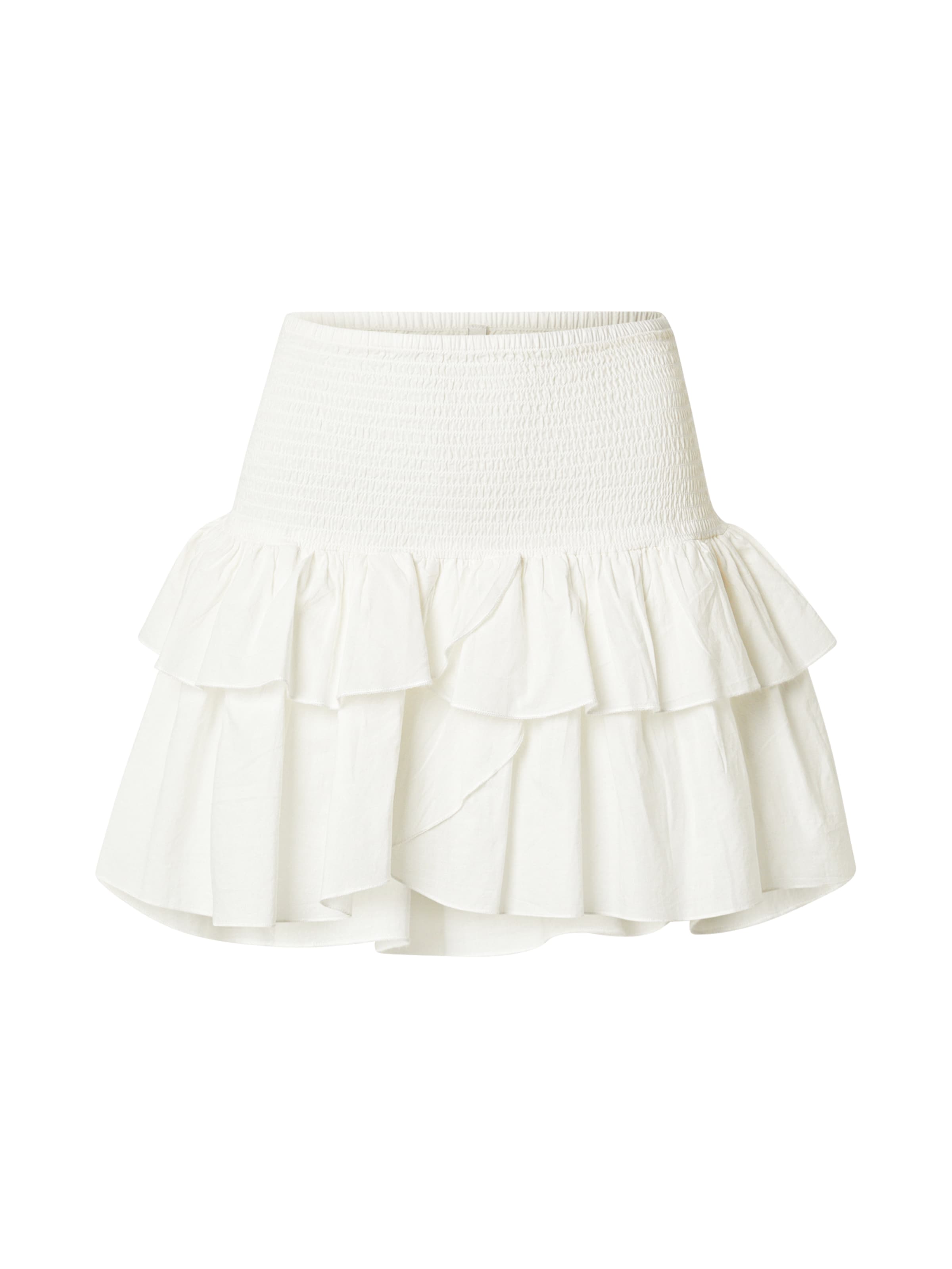 ONLY - Falda 'ONLNADJA' en blanco: frente