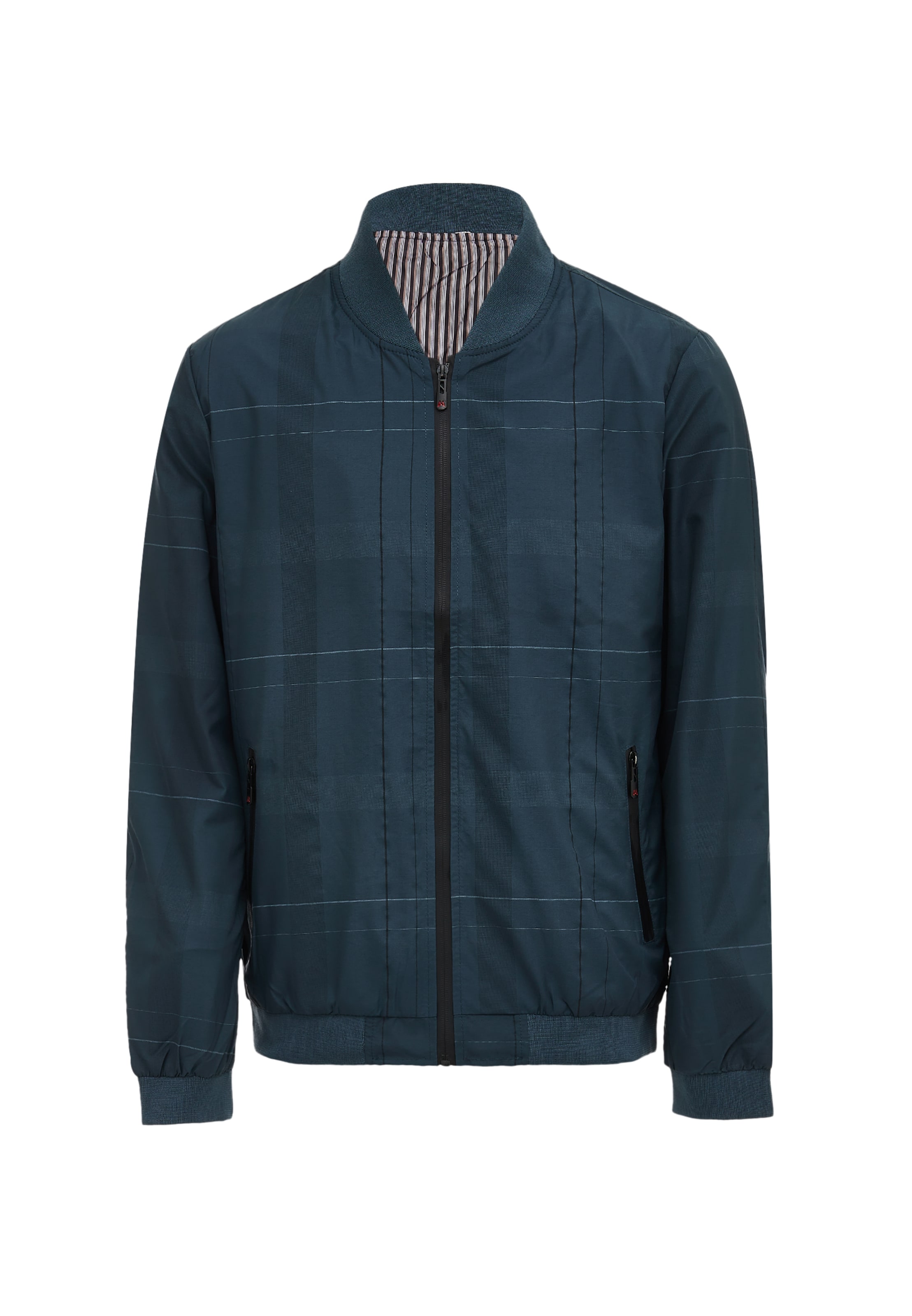 ABREL Tussenjas in Blauw: voorkant