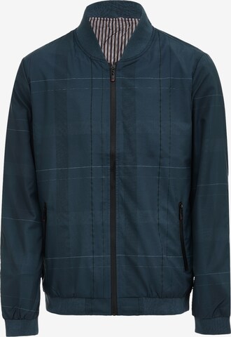 ABREL Between-Season Jacket in Blue: front