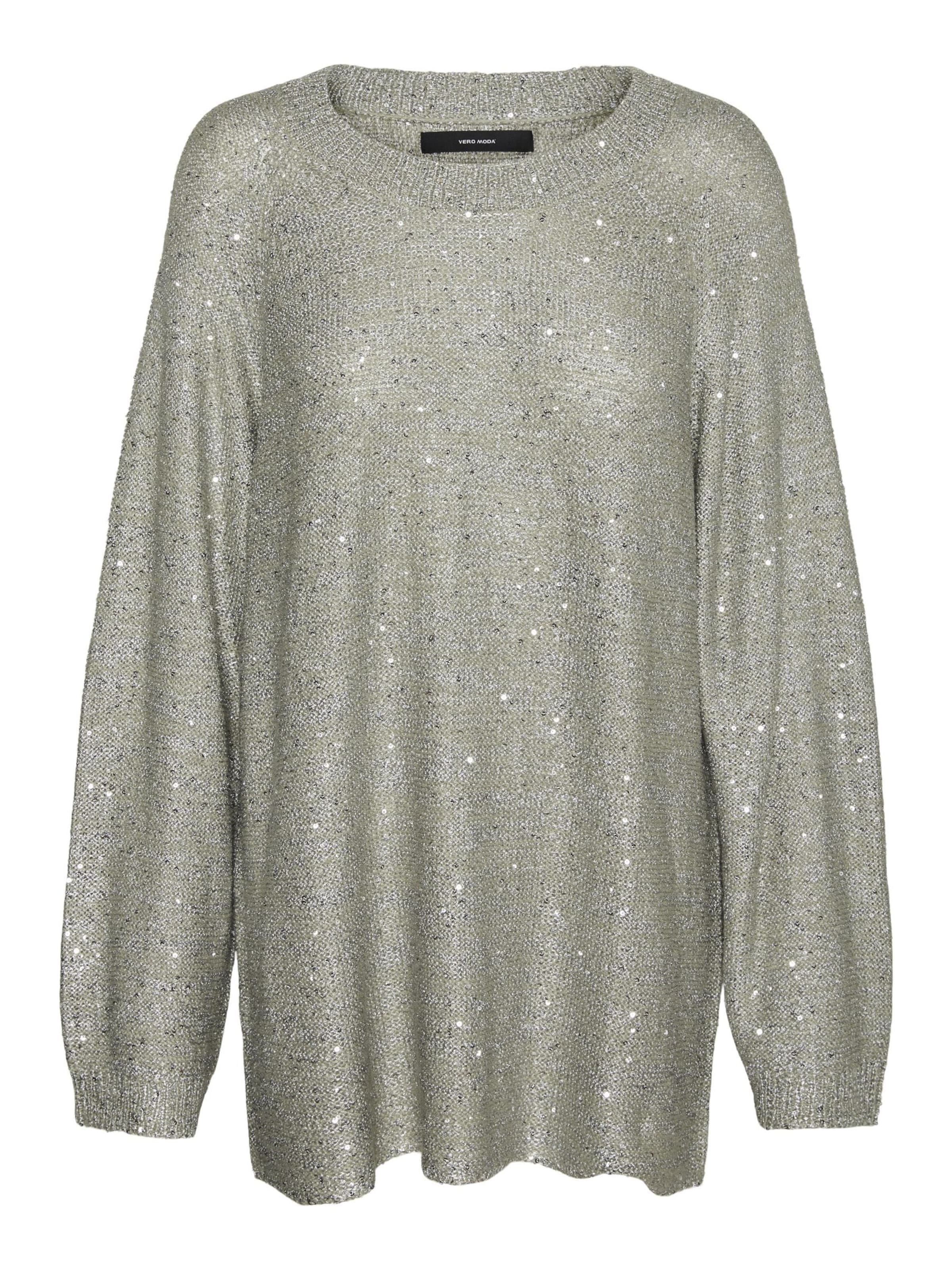 VERO MODA Pullover 'LEILANI' i grå: forside