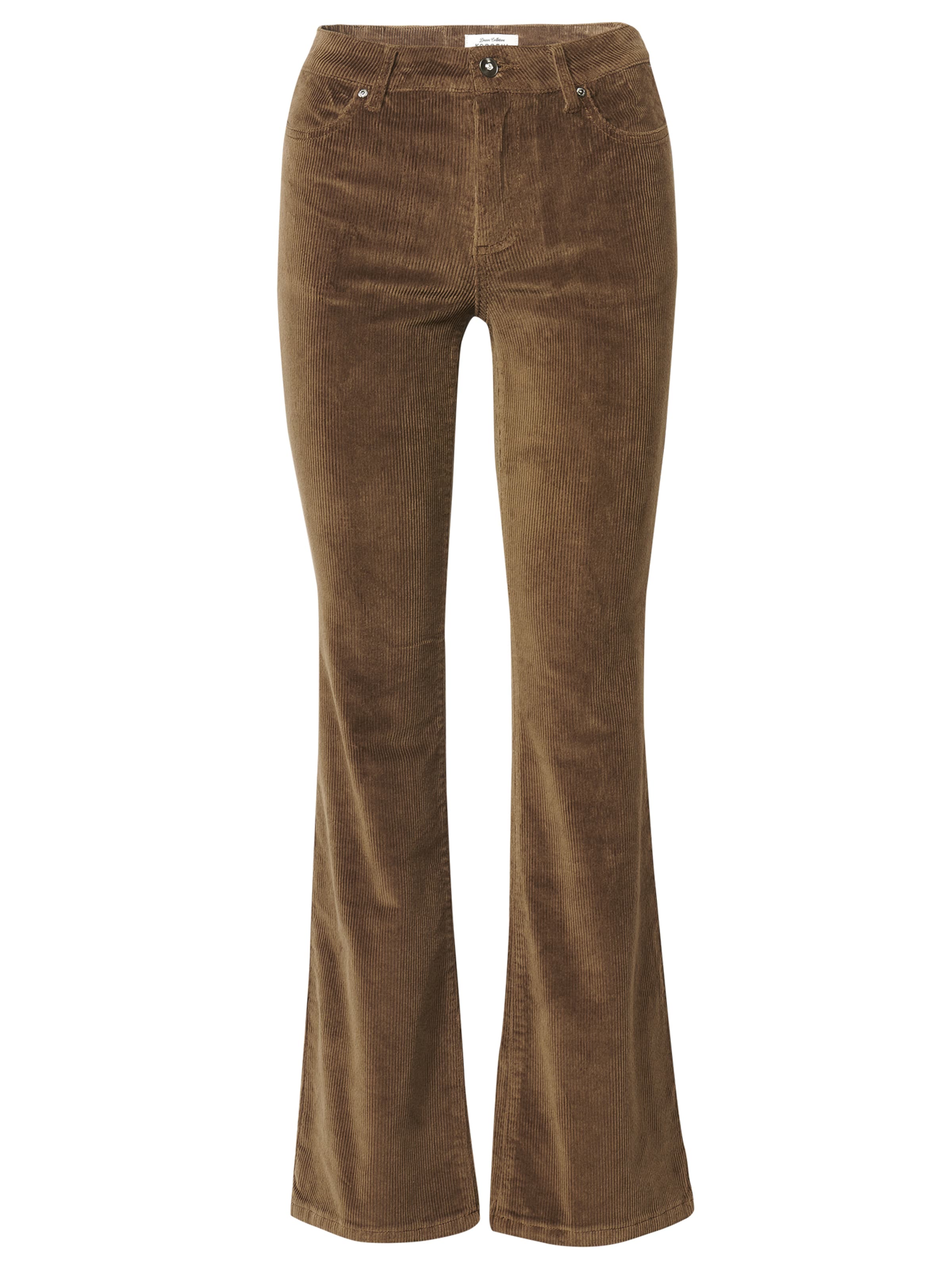 Flared Pantaloni di KOROSHI in marrone: frontale