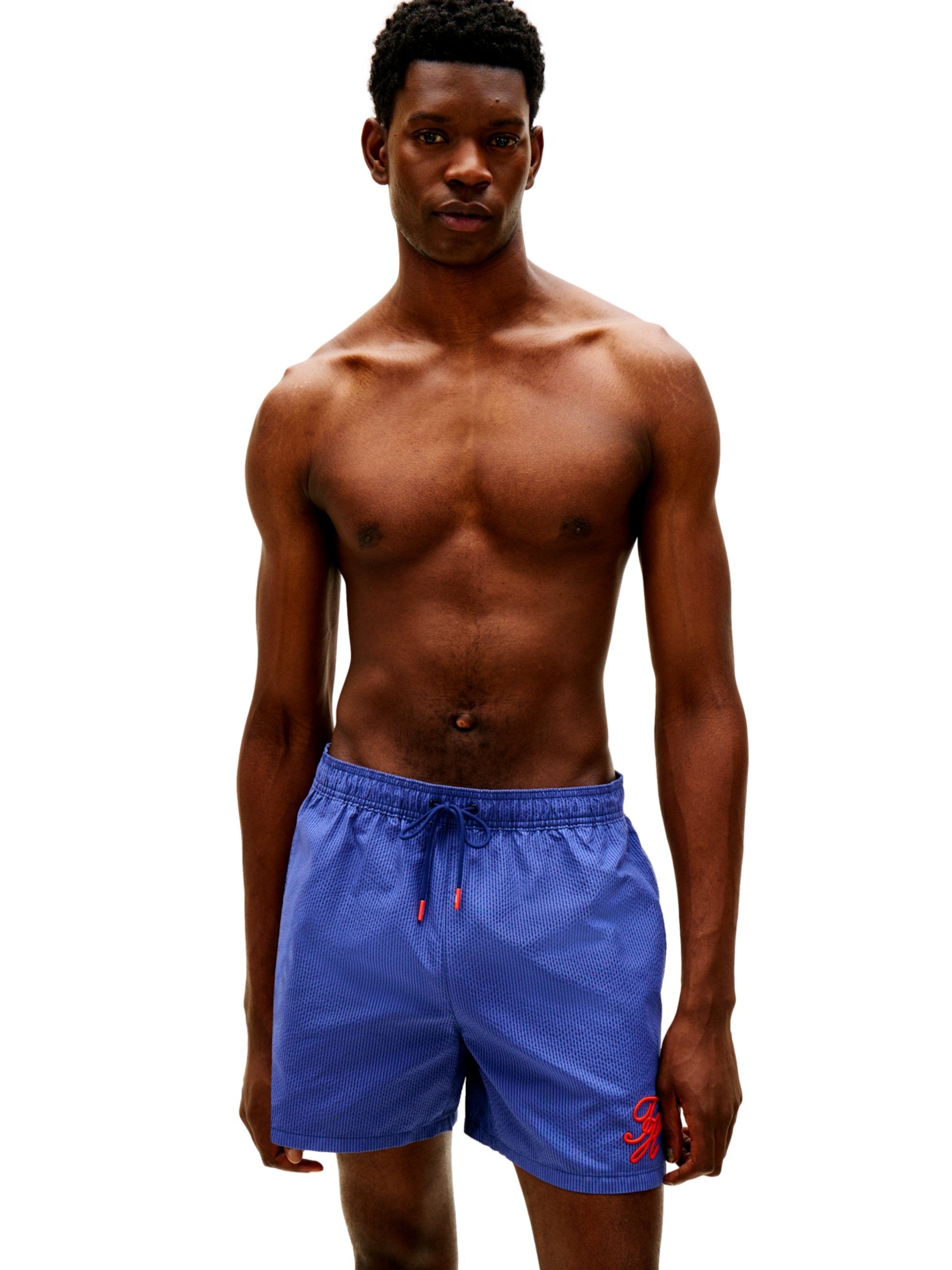 Tommy Hilfiger Underwear Kratke kopalne hlače 'Ithaca' | modra barva