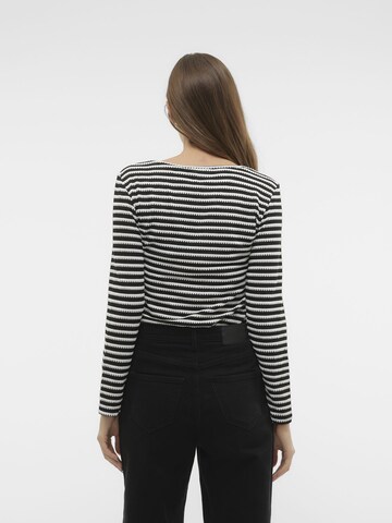 VERO MODA Blouse 'ODA' in Zwart