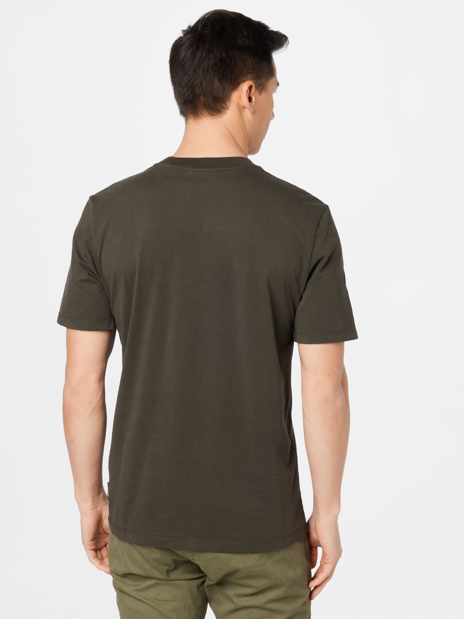 Odzież Mężczyźni SCOTCH & SODA Koszulka w kolorze Ciemnozielony, Trawa Zielonam 