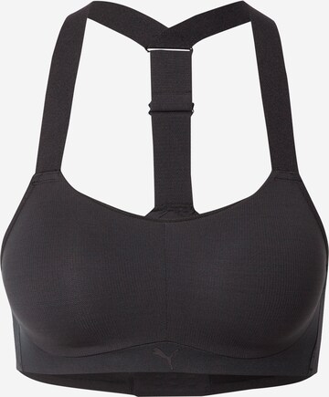 PUMA Bustier Sport-BH in Schwarz: predná strana