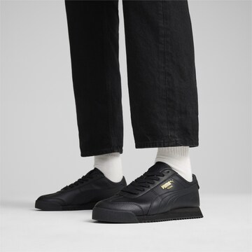 Baskets basses 'Roma 68 Revival' PUMA en noir : devant