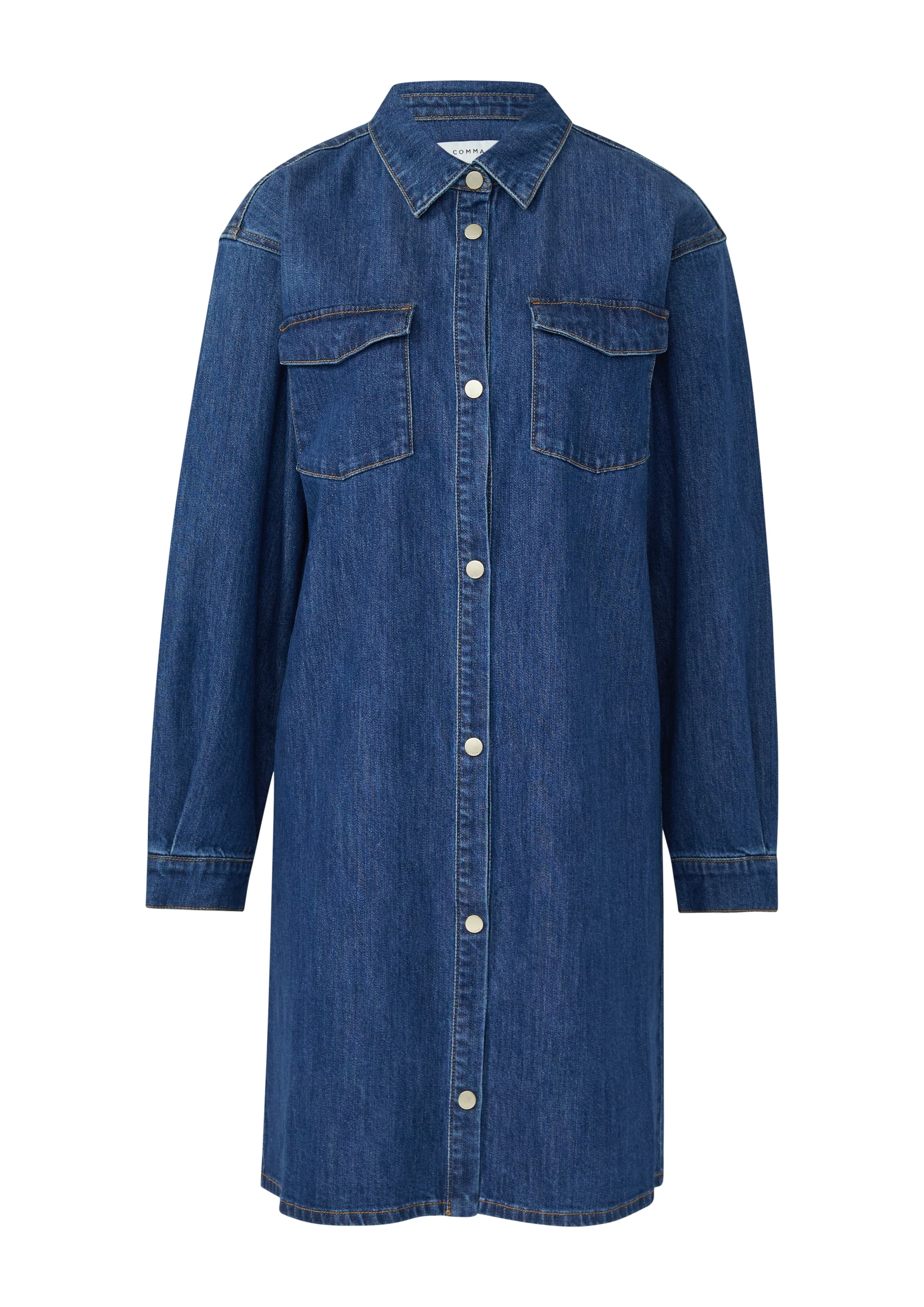 COMMA Jeanskleid in blue denim, Produktansicht