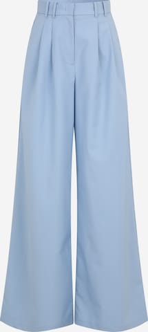 GUIDO MARIA KRETSCHMER FOR BRIDGERTON Bukser med lægfolder 'Kate' i blå: forside
