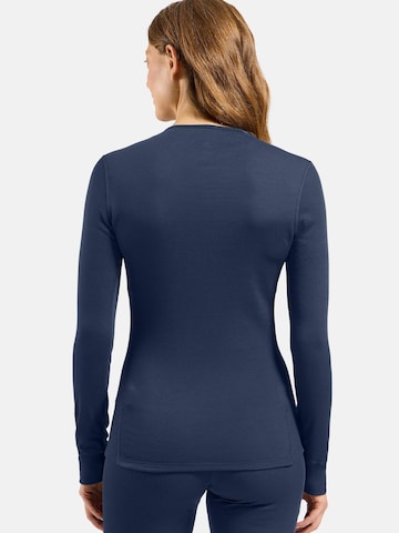 ODLO T-Shirt Wäsche-Sets 'ACTIVE WARM'‌‌‌ in Blau