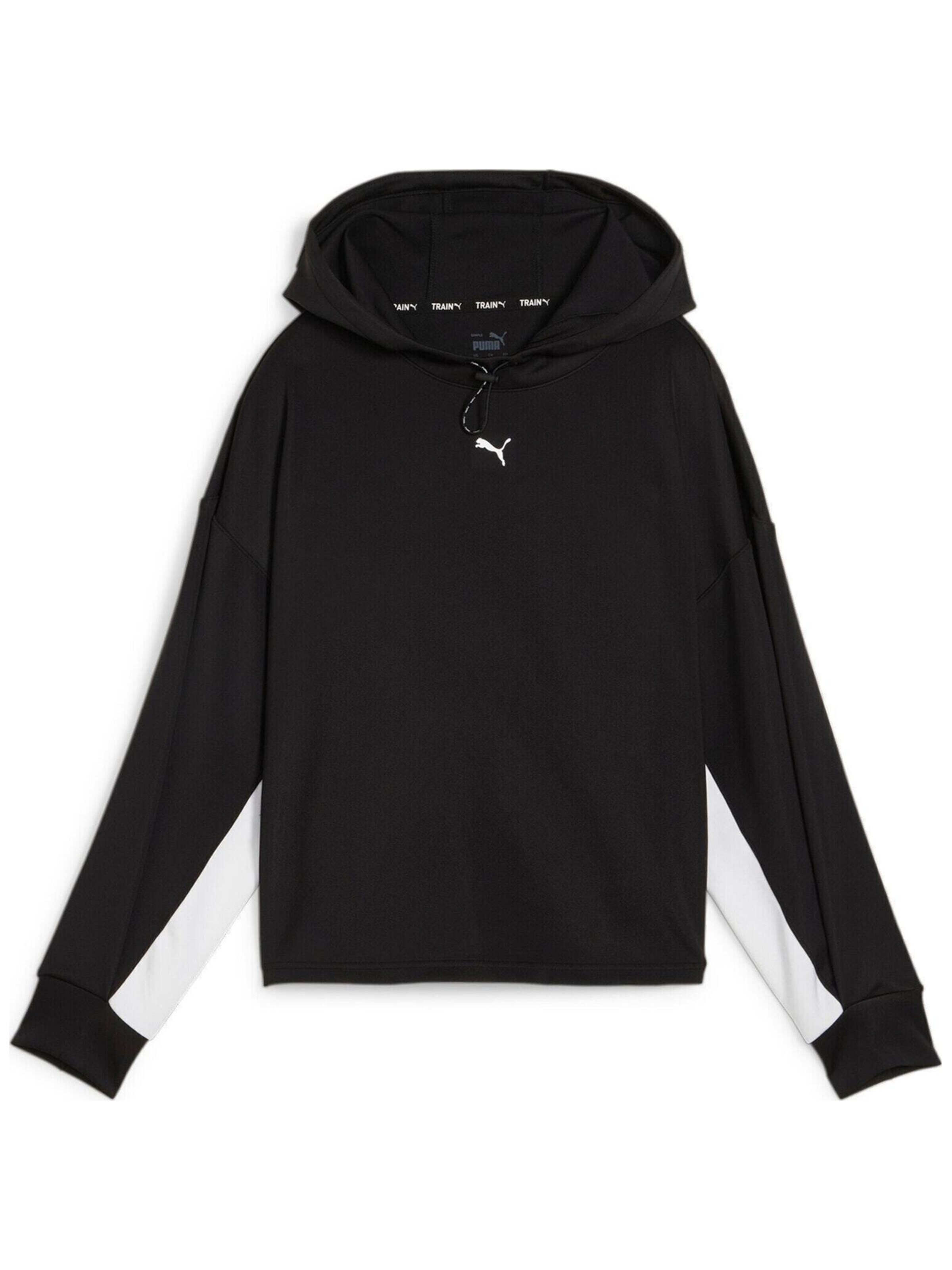 PUMA Sweatshirt in S in schwarz / weiß, Produktansicht