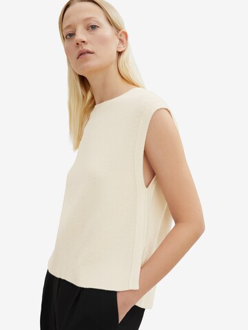 TOM TAILOR Pullover in Beige