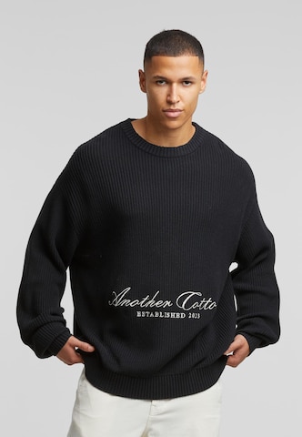 Another Cotton Lab Pulóver 'Established Knit' - fekete