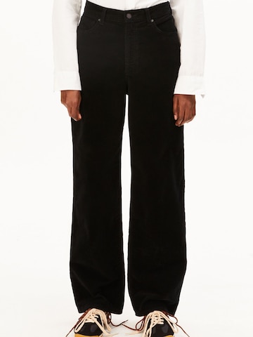 ARMEDANGELS Wide Leg Hose 'Enijaa' in Schwarz: Vorderseite