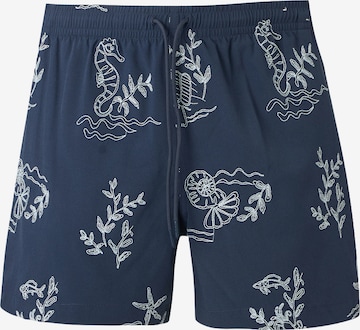 Abercrombie & FitchKupaće hlače - plava boja: prednji dio