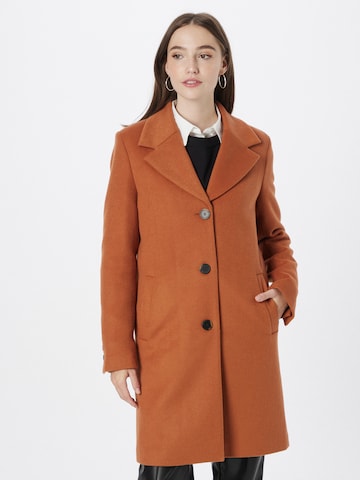 SELECTED FEMME Between-seasons coat 'SASJA' in Brown: front