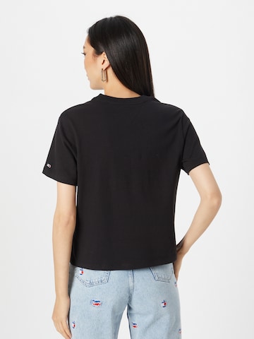 Tommy Jeans T-Shirt 'MODERN SPORT' in Schwarz