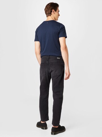 TOM TAILOR DENIM - Loosefit Calças de ganga em preto