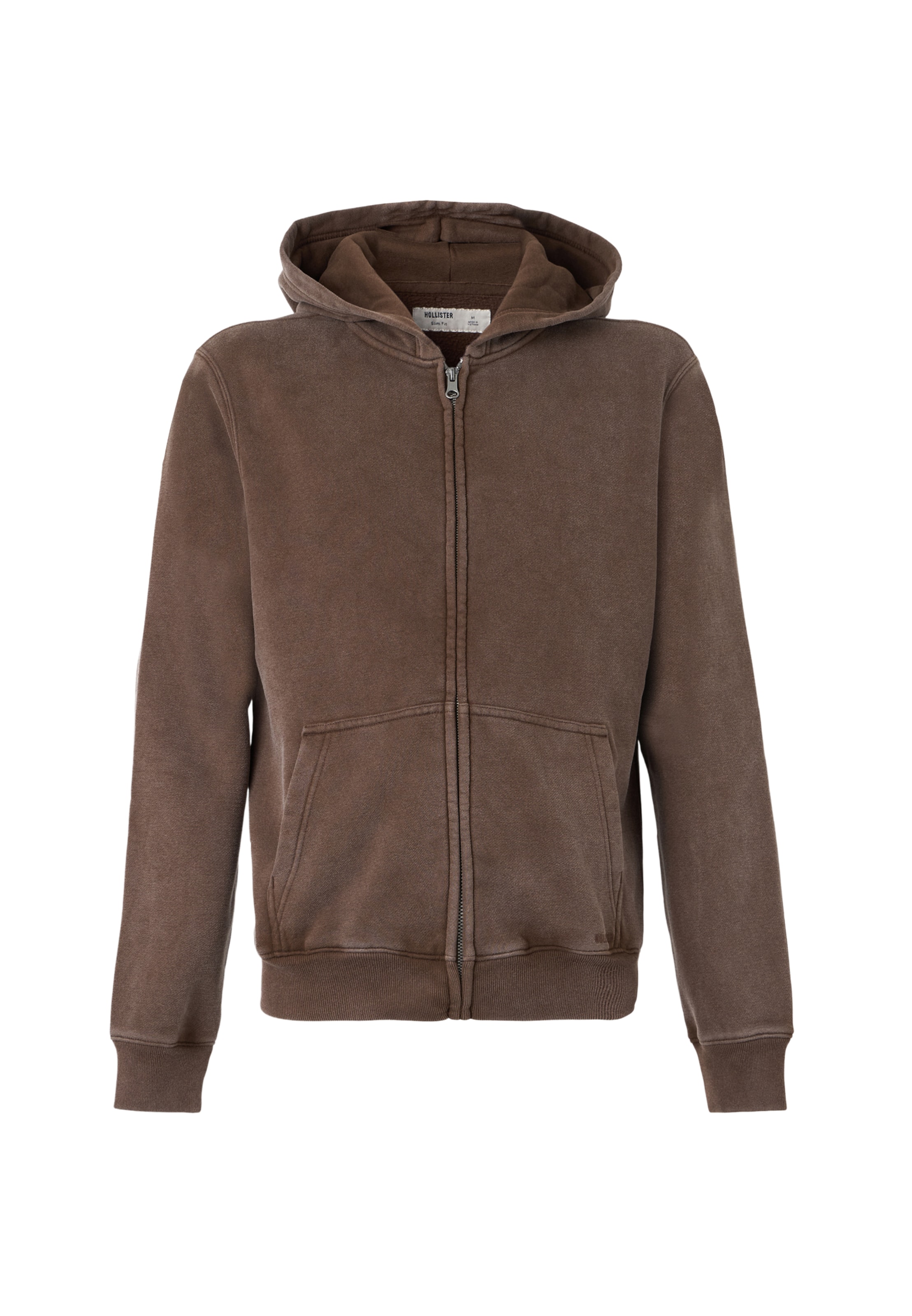 HOLLISTER Sweatjakke i S i mørkebrun, Produktvisning