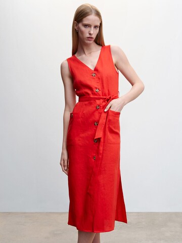 MANGO Letnia sukienka 'SAUSALIT' w kolorze czerwony: przód