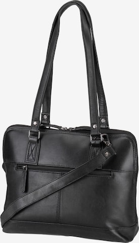 The Chesterfield Brand Schultertasche ' Viamonte ' in Schwarz: Vorderseite
