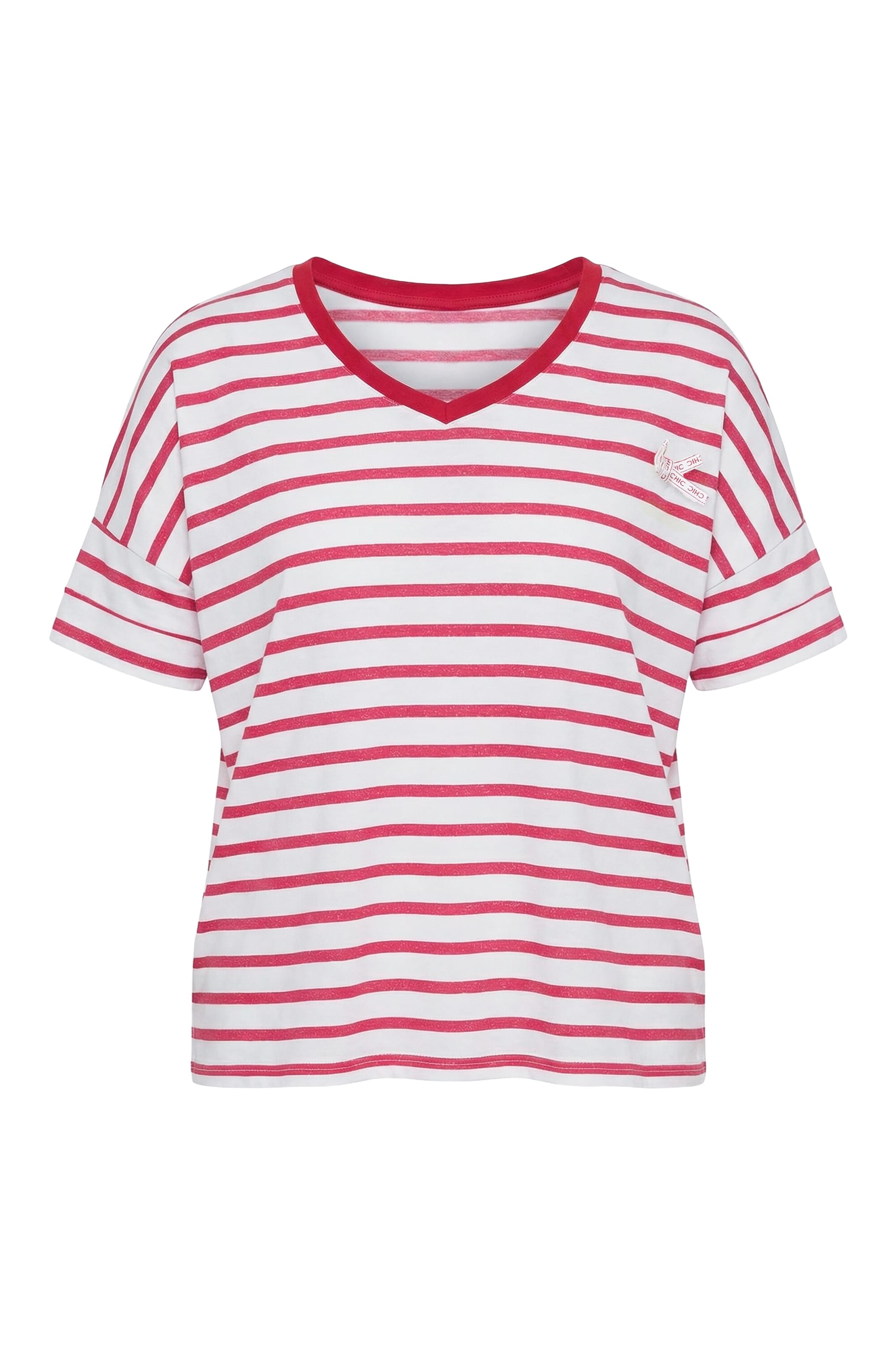 Ulla Popken Shirt in Rot: Vorderseite
