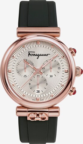 Salvatore Ferragamo Analoguhr in Gold: predná strana