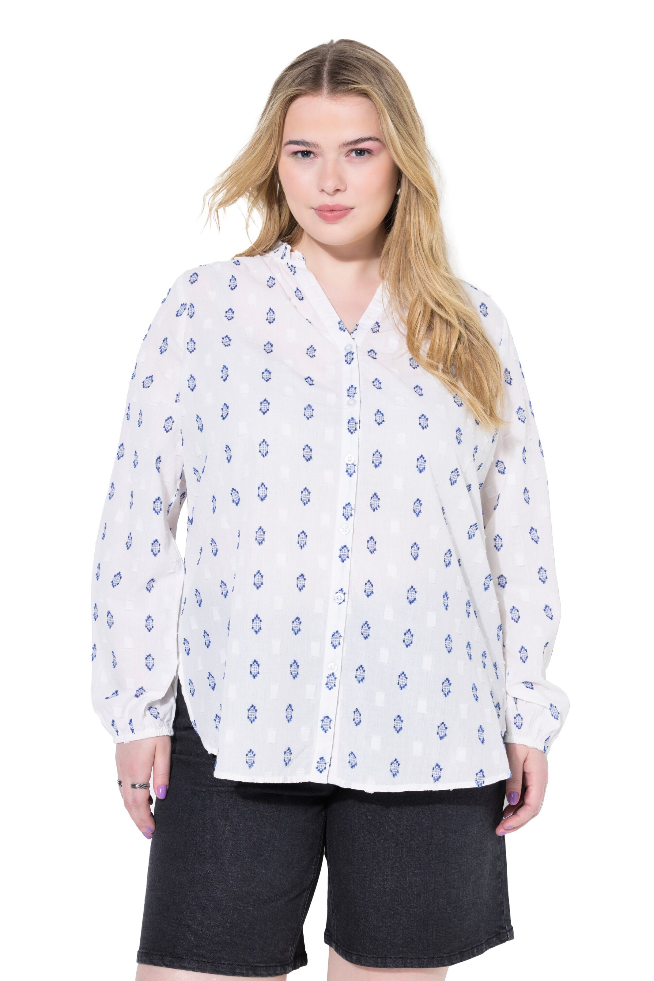 Chemisier Studio Untold en blanc : devant