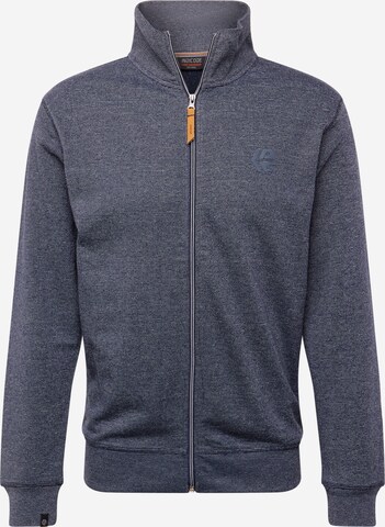 INDICODE JEANS - Sudadera con cremallera 'Riano' en azul: frente