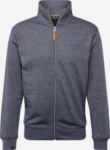 INDICODE JEANS Sweat jacket 'Riano' in Blue: front