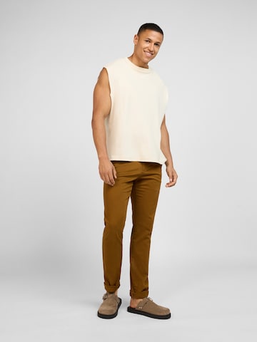 Pittman Slim fit Chino Pants 'Andrew' in Brown