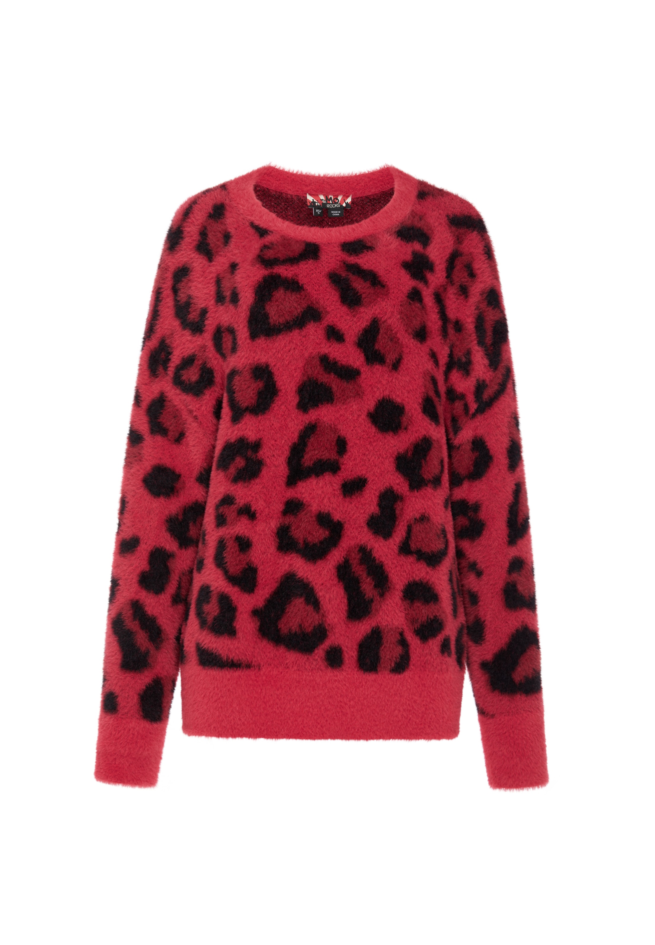 Pull-over 'Rock' myMo ROCKS en rouge : devant