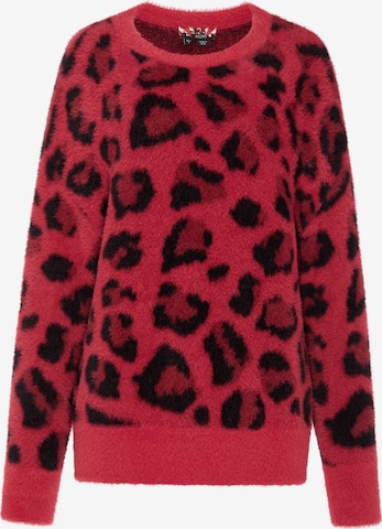 Pull-over 'Rock' myMo ROCKS en rouge : devant