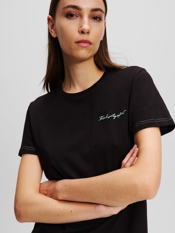 melns Karl Lagerfeld T-Krekls