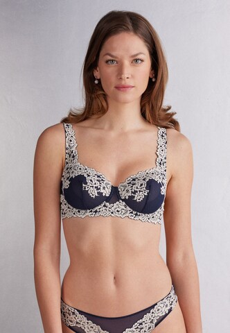 INTIMISSIMI Balconette Bra 'Daniela' in Blue: front