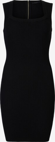 AllSaints Úpletové šaty 'BARDI' – černá: přední strana